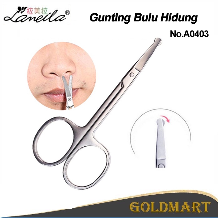 Gunting Bulu Hidung / Gunting Cukur Alis / Lameila Gunting Kecil Stainless Steel Termurah