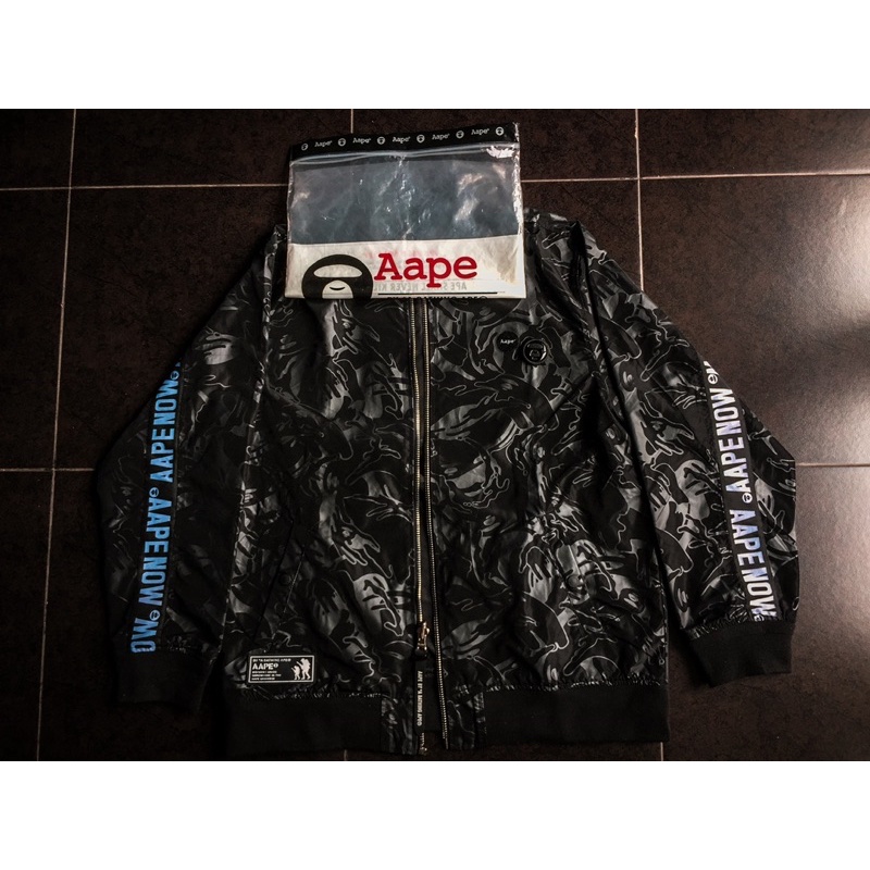 AAPE by a bathing ape REVERSIBLE VARSITY JACKET/JAKET AAPE ORIGINAL
