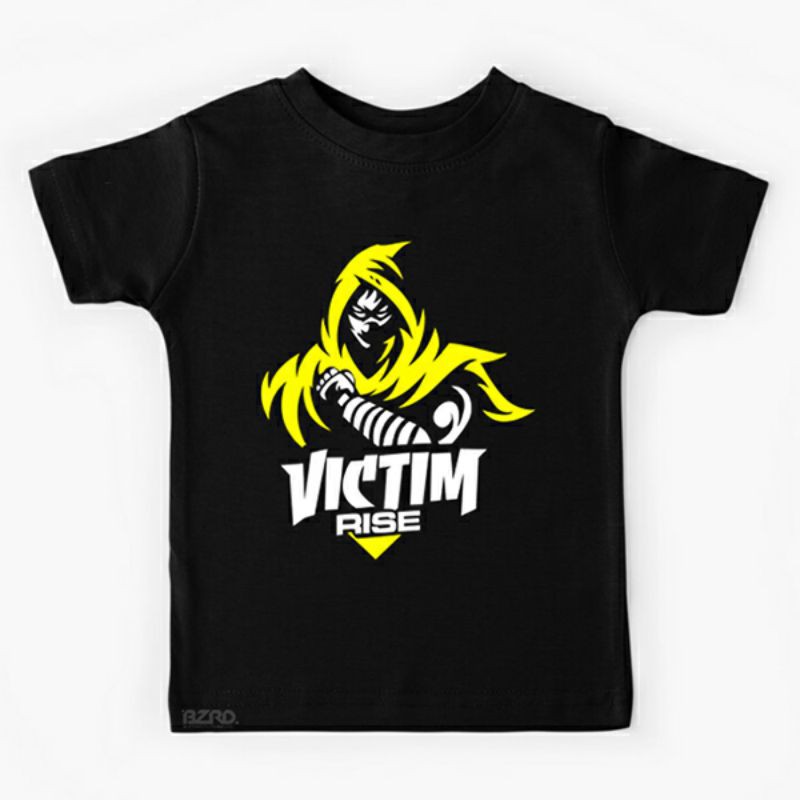 Kaos Anak Victim Rise Esport Team distro 3-12 tahun