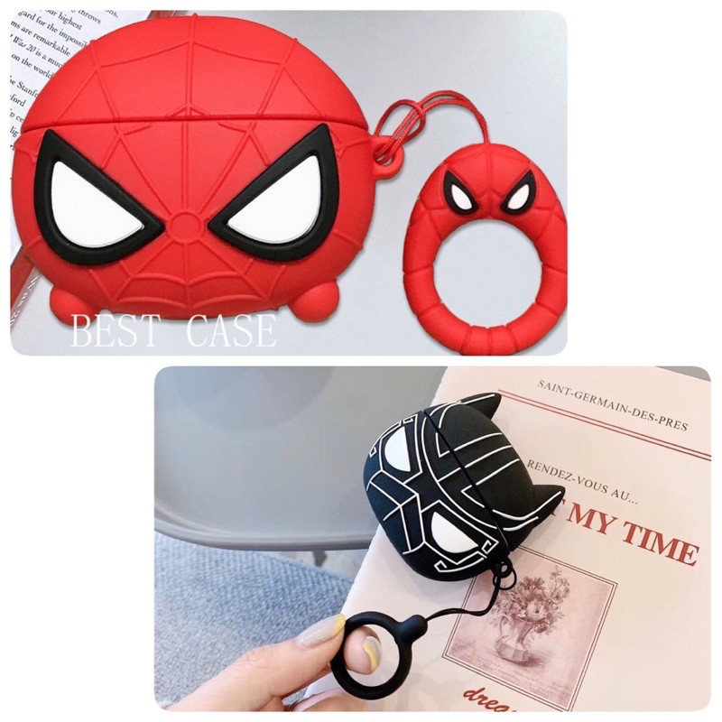 Casing airpods 3 Black panther spiderman superhero marvel case softcase airpods