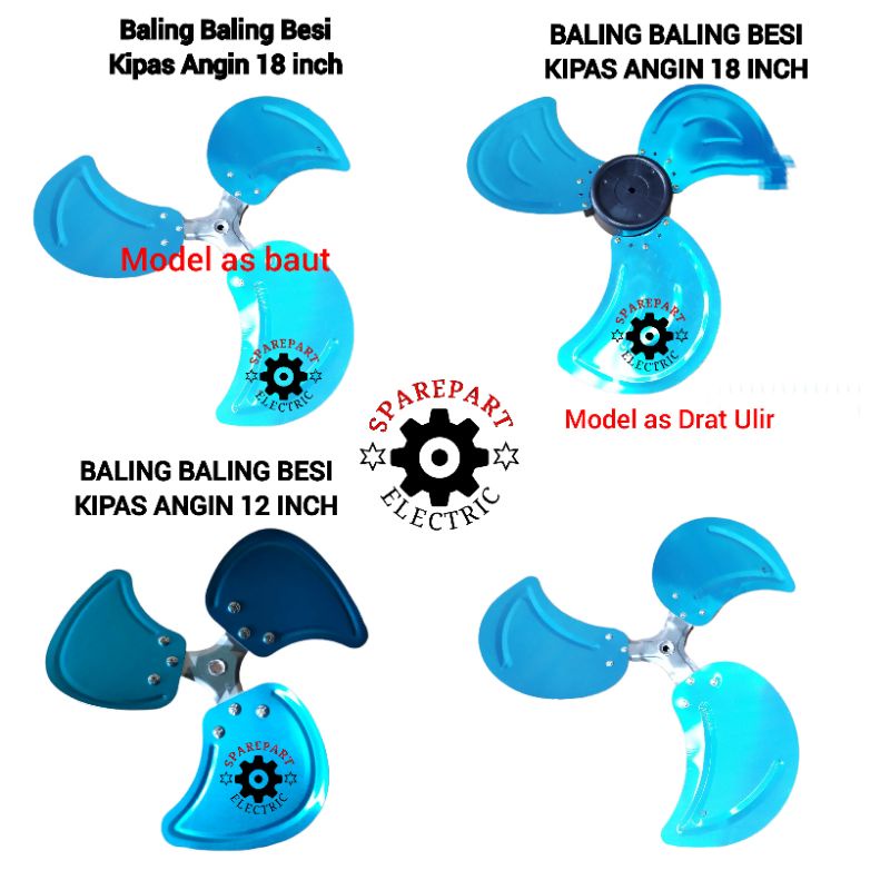 BALING BALING BESI KIPAS ANGIN 12 - 18 INCH MULTI UNIVERSAL