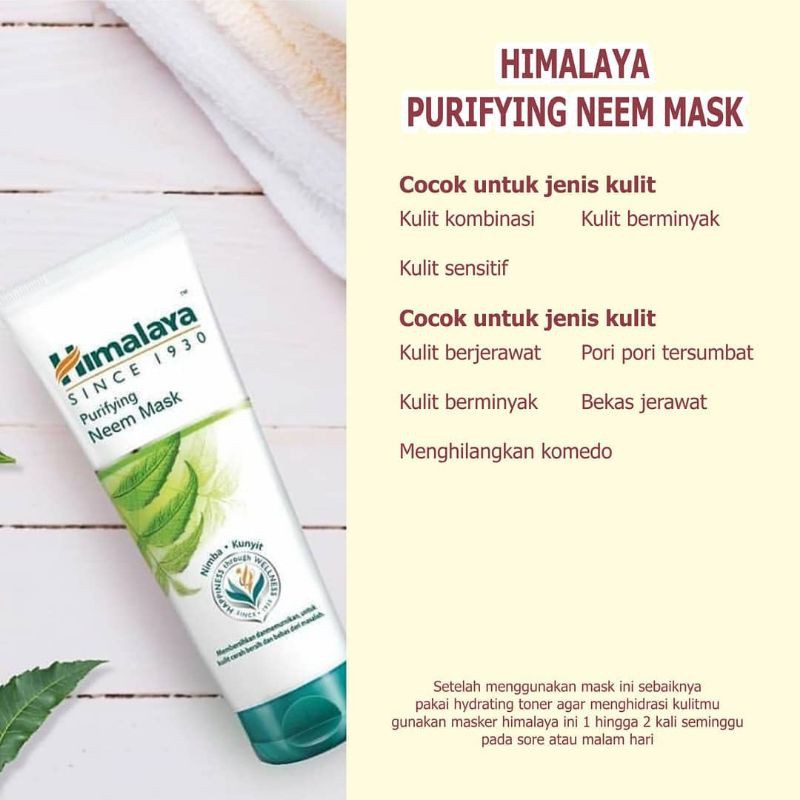 Himalaya Purifying Neem Mask 100 Ml