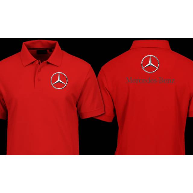 Kaos polo shirt mercedes benz. Baju mercedes benz. BAJU AUTOMOBIL