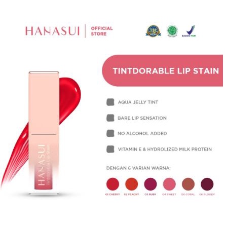 Hanasui Tintdorable Lip Stain - Lip Tint