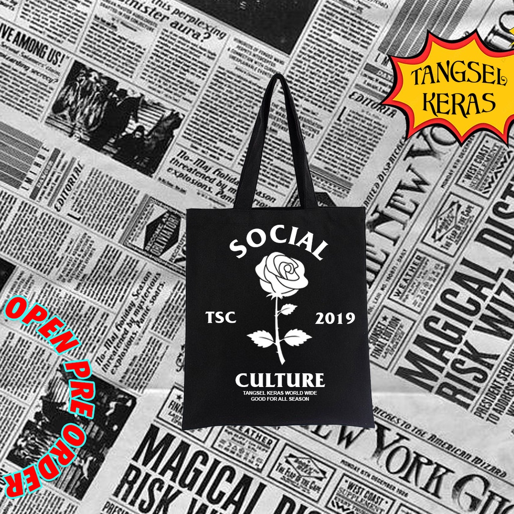 Tote Bag Social Culture