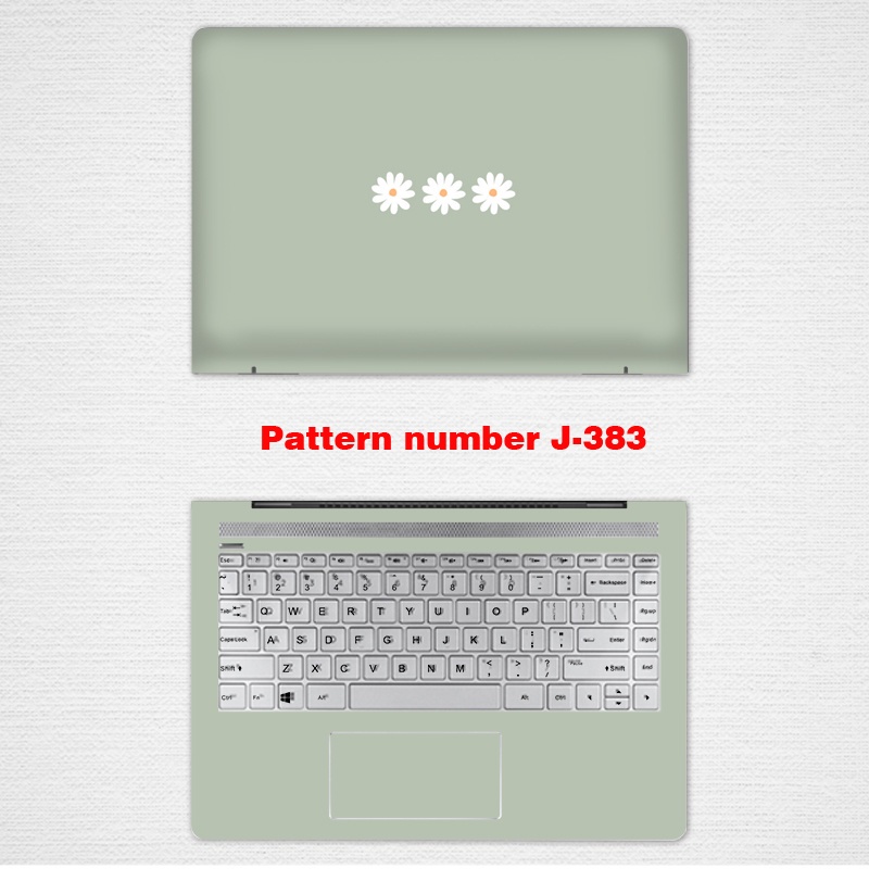 Stiker Skin Vinyl 2 Sisi Motif Bunga Daisy Untuk Laptop Hp 11 / 12 / 13 / 14 / 15 / 17 Inch 6max 5 / 6pro 14-15.66