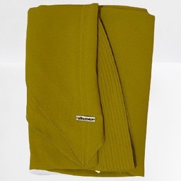 Hijab Instan XL Jumbo Hijab Ceruty 2 Layer Jilbab Instan  By Elhasna-HIJAU LEMON