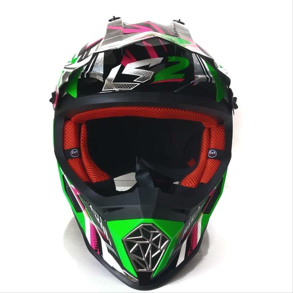 LS2 Fast MX437 Solid Motocross Helm XXXL