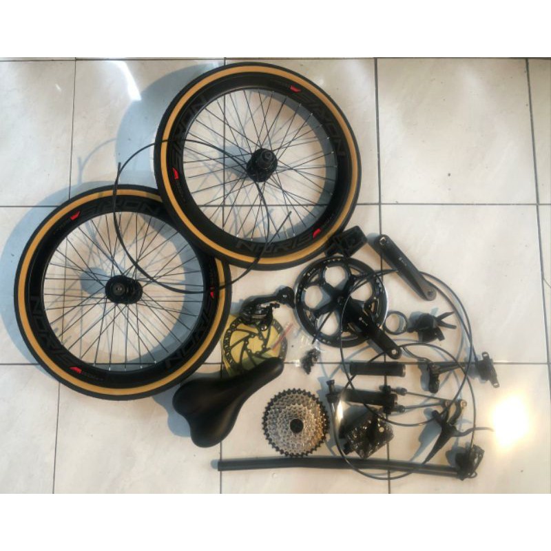 groupset 9sp shimano altus whellset rd shifter groupset sepeda lipat sepeda minion