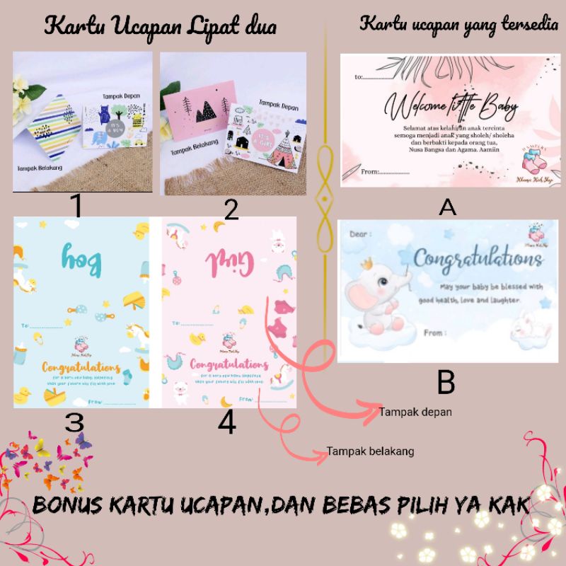 Hamper Bayi Newborn / Kado Bayi / Gift Set Baby cewek cowok / Kado jenguk bayi-3