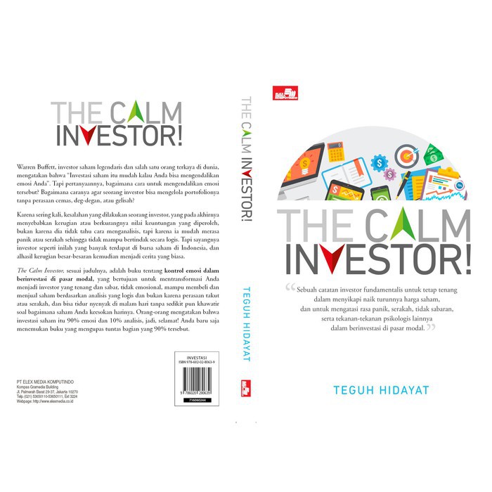 Buku The Calm Investor Teguh Hidayat Investasi Saham Pasar Modal