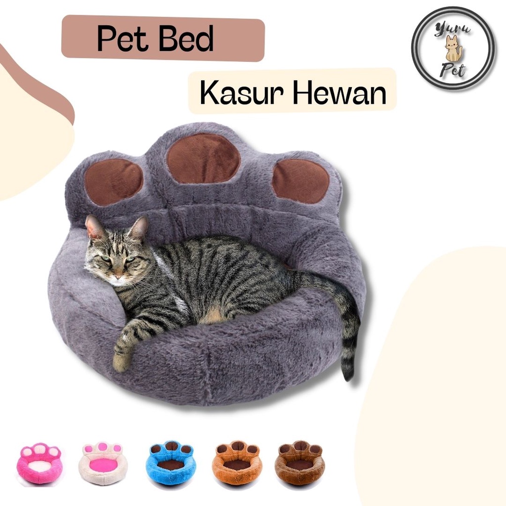 Tempat Tidur Kucing / Anjing Bentuk Karakter Kaki Hewan