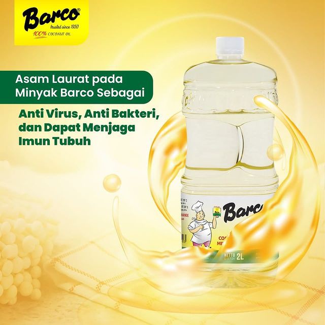 BARCO MINYAK GORENG KELAPA 1 LITER | COCONUT COOKING OIL SEHAT BOTOL POUCH 1000ML