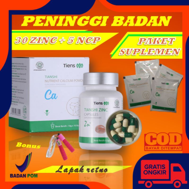 

SUPER GROW UP - PENINGGI BADAN TIENS SuperGrowUp Original Susu Kapsul BEST SELLER