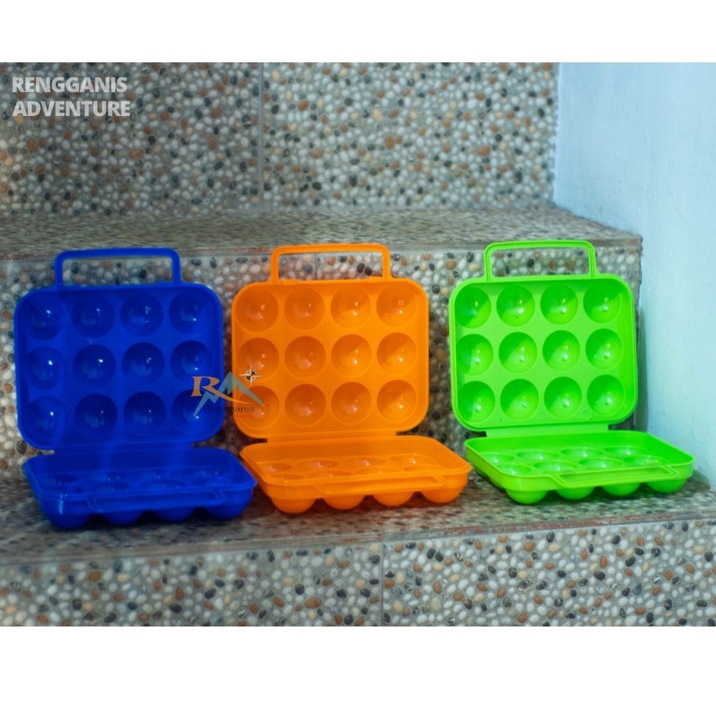 Box Telur Egg Holder Tempat Telor Egg Case Camping Dapur Gunung