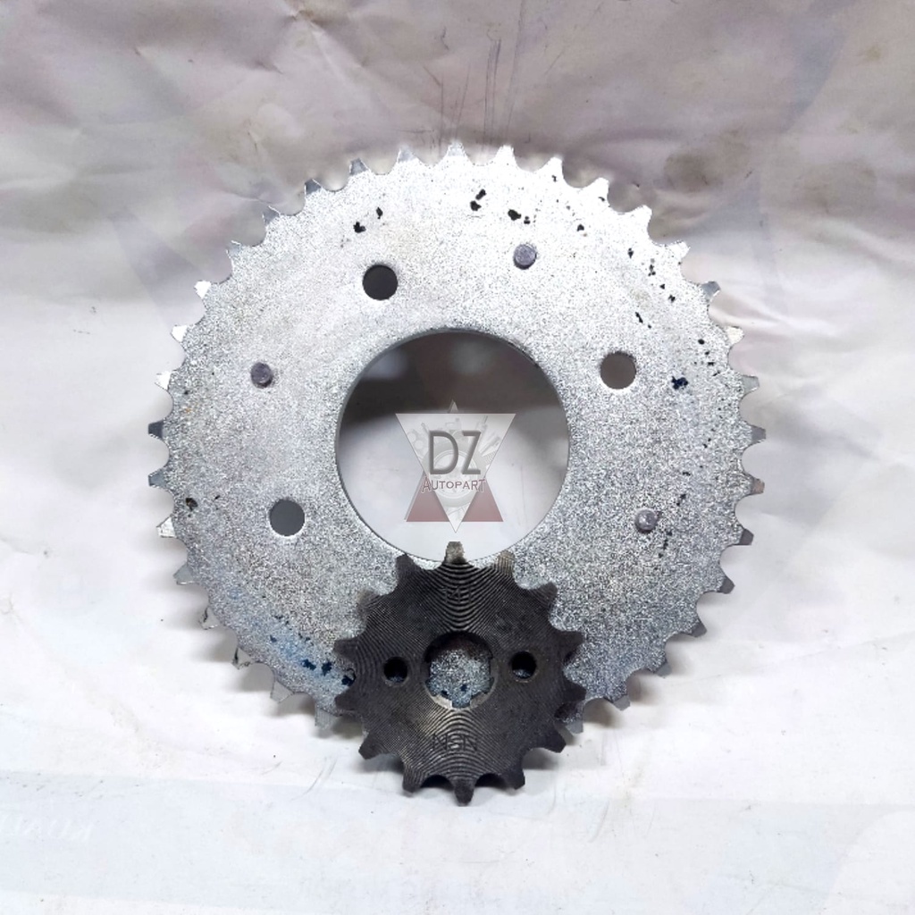CKD GEAR GIR DEPAN BELAKANG HONDA REVO ABSOLUTE BLADE 420 14T 37T