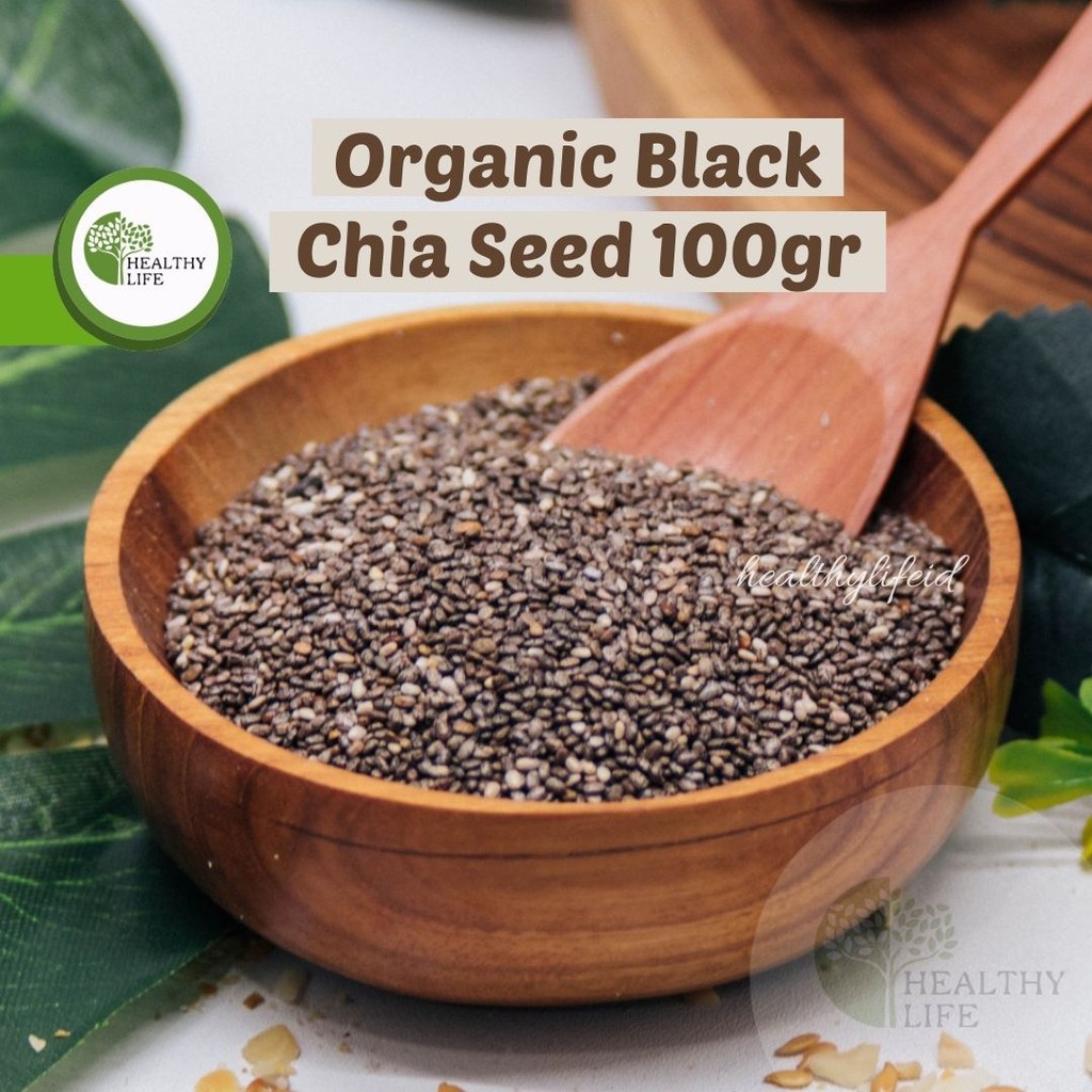 Organic Black Chia Seed Mexico 100gr