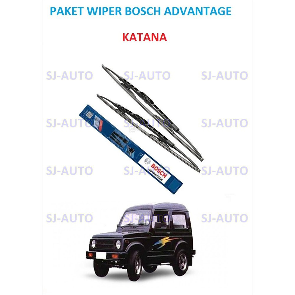 Sepasang Wiper Bosch Advantage Katana
