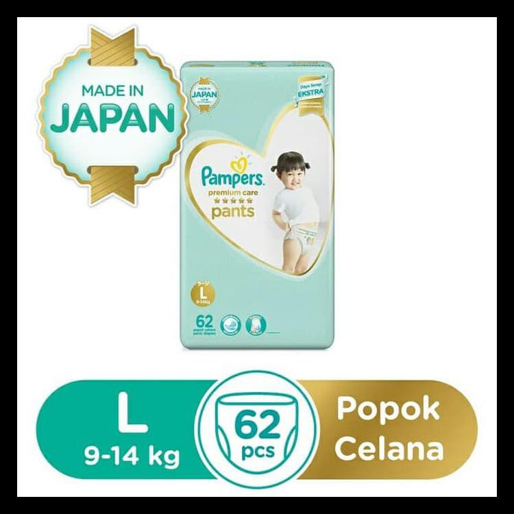 PAMPERS PREMIUM CARE PANTS L62 / L 62 CELANA
