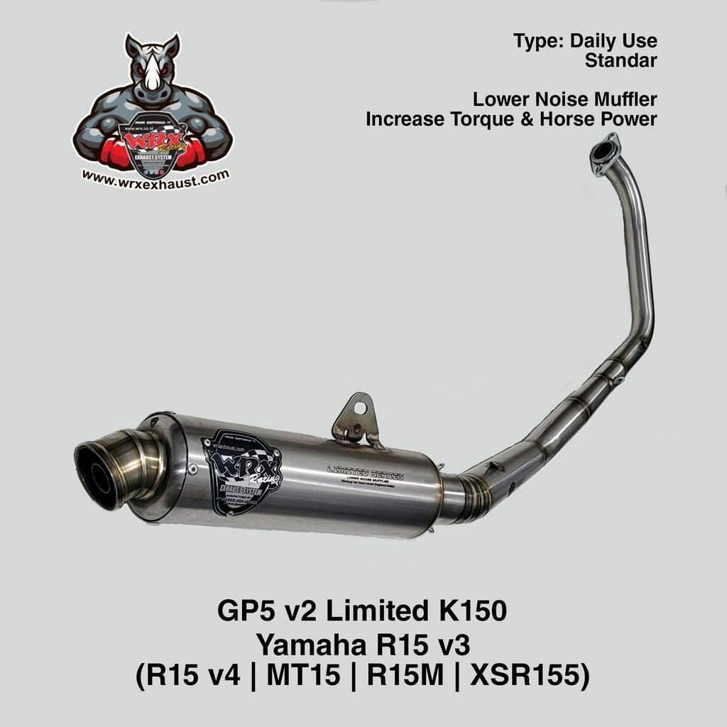 Knalpot WRX GP5 v2 Limited K150 R15 v3