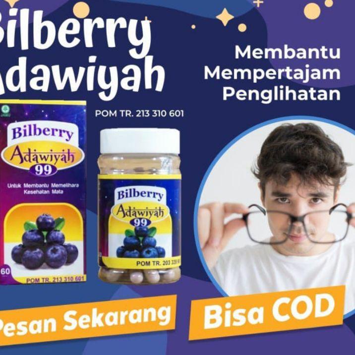 BM ✅ BILLBERRY ADAWIYAH 99 ORIGINAL 100% - Kapsul Bilberry Addawiyah 99  Sehat Mata  Mata Mines Kata