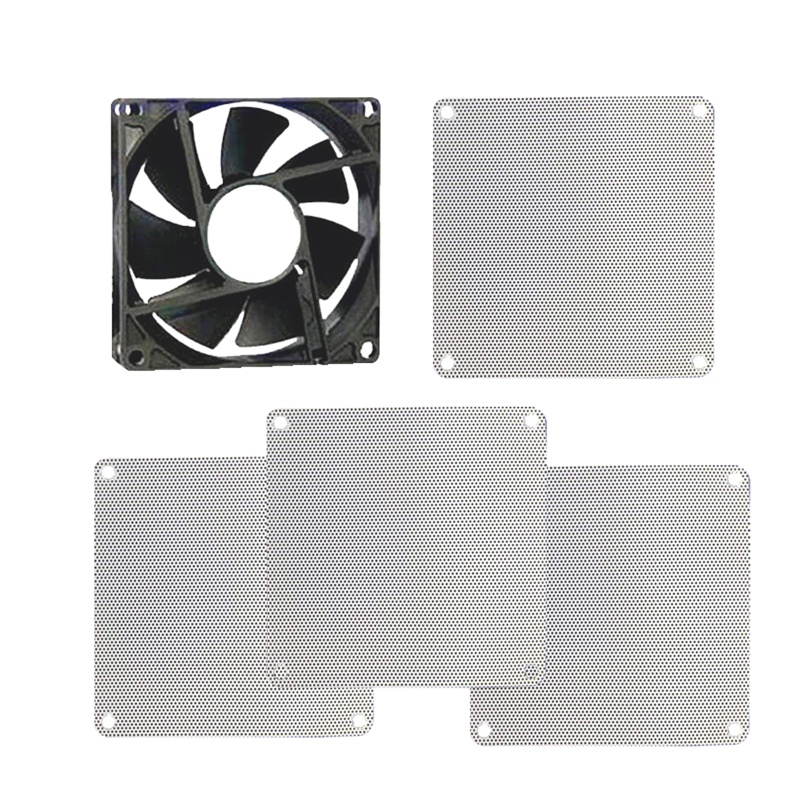 Vivi 5Pcs 8cm 9cm 12cm 14cm Frame Filter Debu Untuk Komputer Cooler Fan, Kipas PC Penyaring Debu Mesh PVC Penutup Tahan Debu