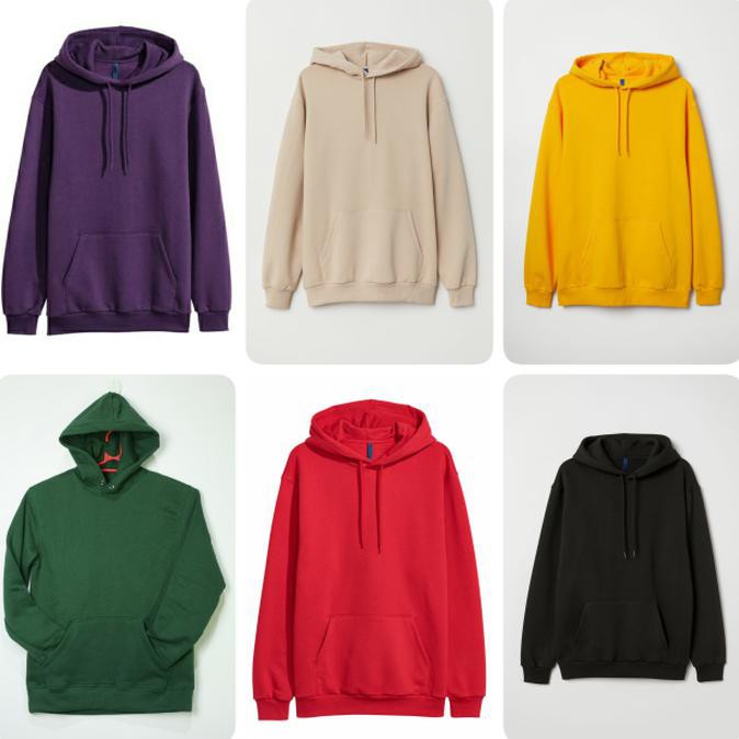 h&m plain hoodie