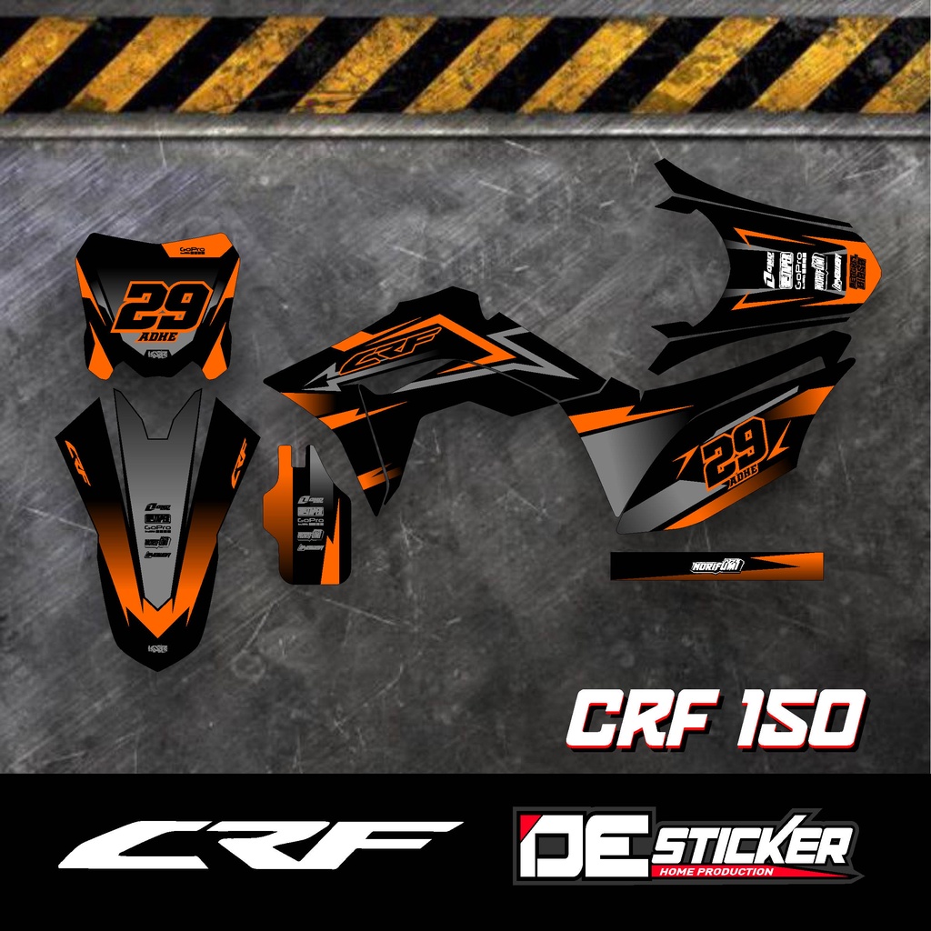 Stiker motor CRF Fullbody Custom Keren