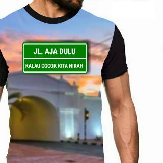  Kaos  Jl jalan aja dulu anak  cowok  pria  distro  Bandung 