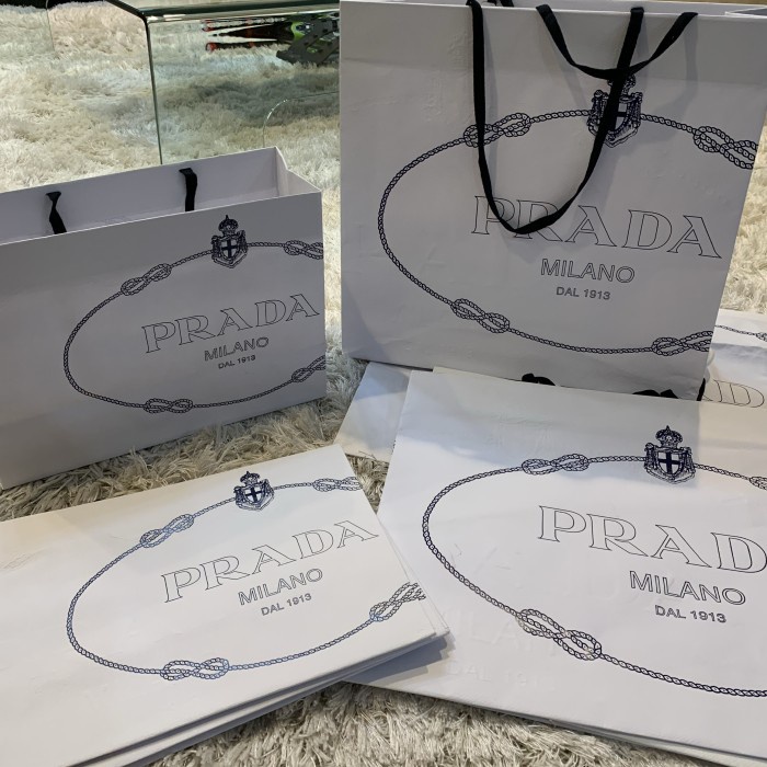 

✨ BISA COD ✨ paper bag prada