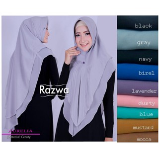 Evanz Hijab Jilbab  Instan  Syar i Wilda Ceruti 2 Layer 