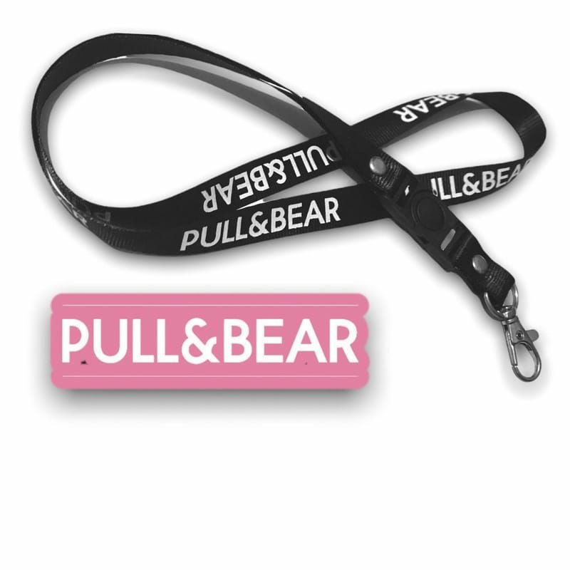 

lanyard PULL&BEAR gantungan kunci DISTRO / tali lanyard gantungan leher id card name tag kartu nama