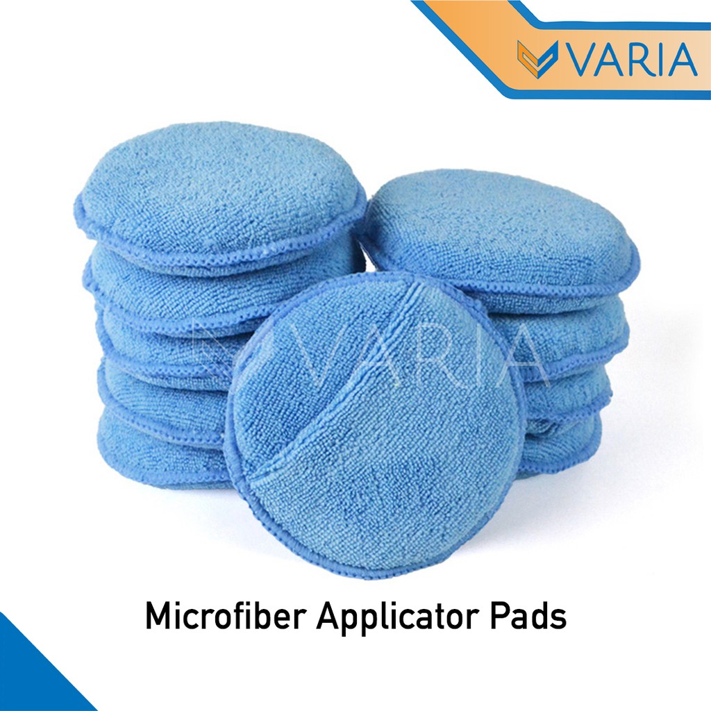 Applicator Pad Microfiber Busa Poles Wax Body Mobil Motor 5 inch