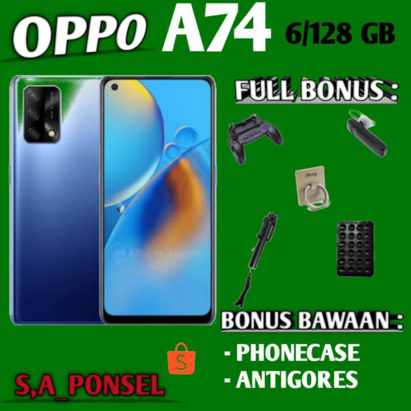 OPPO A74 RAM 6/128 GB GARANSI RESMI OPPO