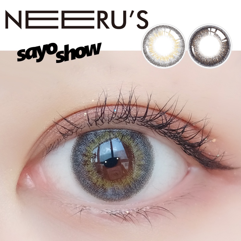 SAYOSHOW 1 PCS/SEBELAH MATA ( HANYA 1 PCS )  - Softlens NEERU'S Normal, Minus 1.00 S/D 8.00 (14 mm)