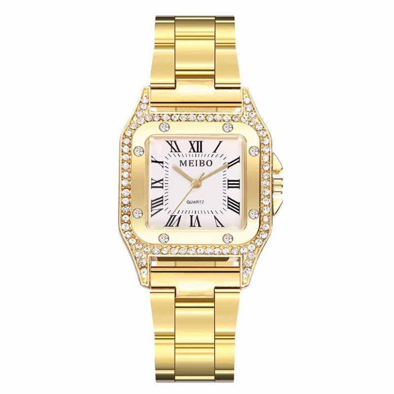 Jam Tangan Cartier Wanita Stainliss Steel Jam Tangan Fashion Santai Kenyamanan Wanita