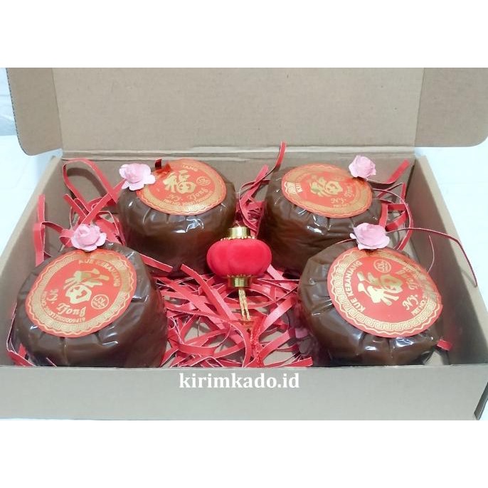 

READY COD HAMPER IMLEK 4PCS KUE KERANJANG DODOL CINA ENAK + BOX + LAMPION SALE Kode 516