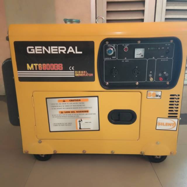 Genset Solar GENERAL MT6800GS Generator Listrik 5000 Watt MT 6800 GS