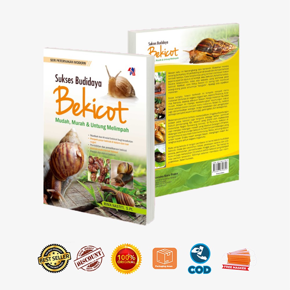 Buku Seri Peternakan Modern Sukses Budidaya Bekicot