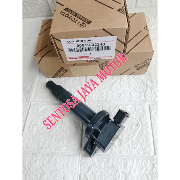 COIL IGNITION KOIL TOYOTA VIOS YARIS LIMO THN 2001-2014 KODE 90919-02240
