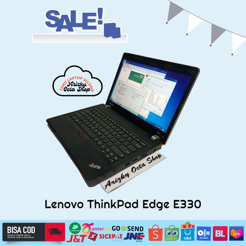 Sale Lenovo Thinkpad edge e330 Core i5 Ram 4gb HDD 500gb cam double vga intel hd+nvidia geforce 610m