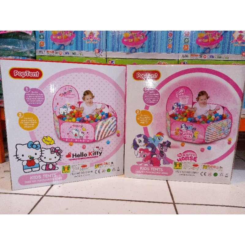 Tenda mandi bola karakter anak