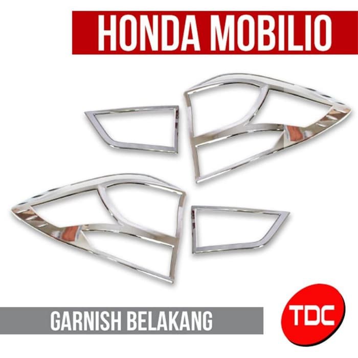 Mobilio Garnis belakang chrome Honda Aksesoris/ variasi Mobil - T