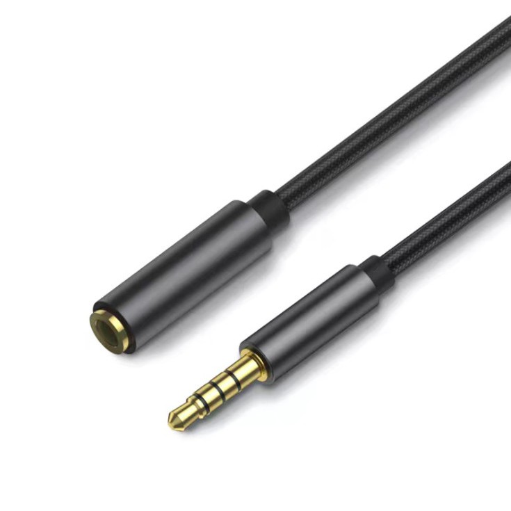 Maxi Nylon Braid Audio Extension Cable Jack 3.5mm Universal Premium