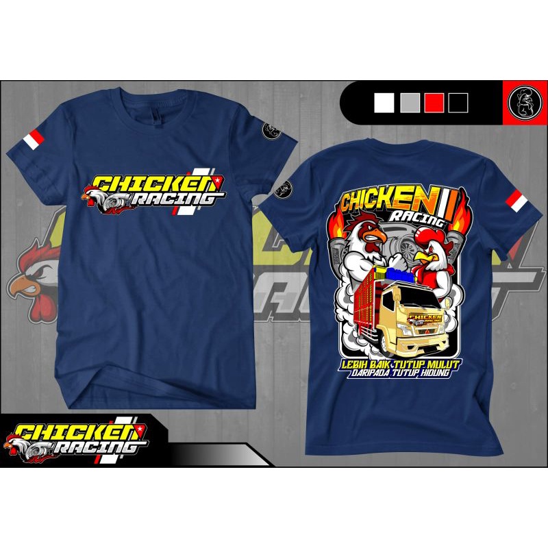 kaos Truk kaos trek kaos truck kaos chiken racing ayam balap