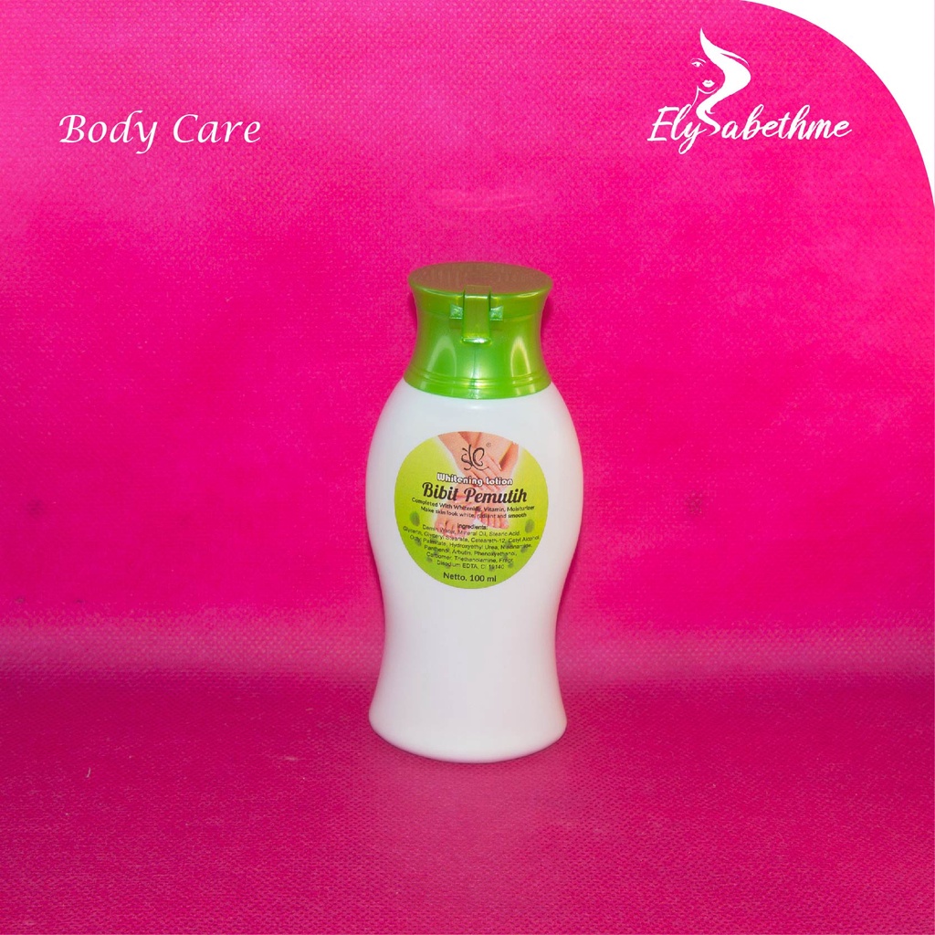 ✿ELYSABETHME✿ Syb body lotion melembabkan dan memutihkan tutup hijau bibit hand body pemutih