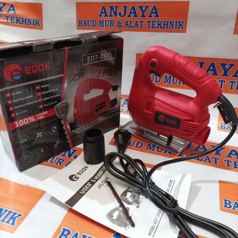 EDON ED7-3555 Mesin Jigsaw / Mesin Gergaji Triplek