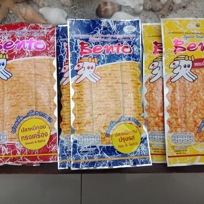 BENTO SQUID SNACK JUHI  JUHI BENTO BESAR IMPORT THAILAND ~ kp1332