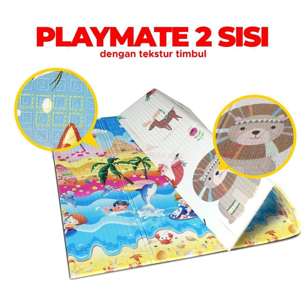 MBS2 | Matras Bayi 180x200 cm Playmat Bayi Karpet Lipat Anak/Bayi Tikar Lipat Foam Matras Anak RUZAIN MALL-1