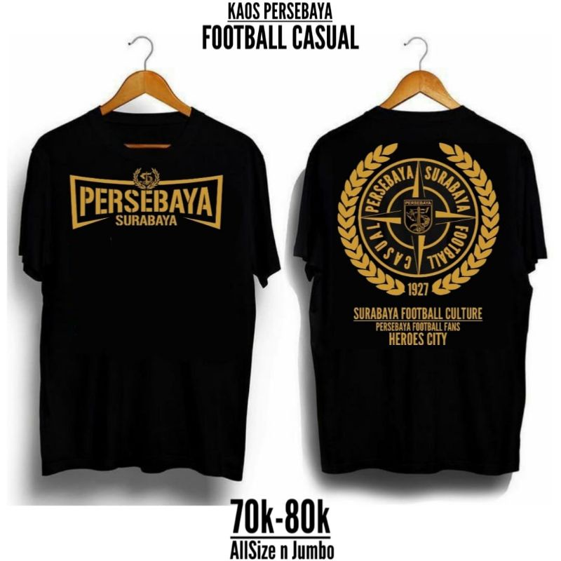 kaos PERSEBAYA football casual